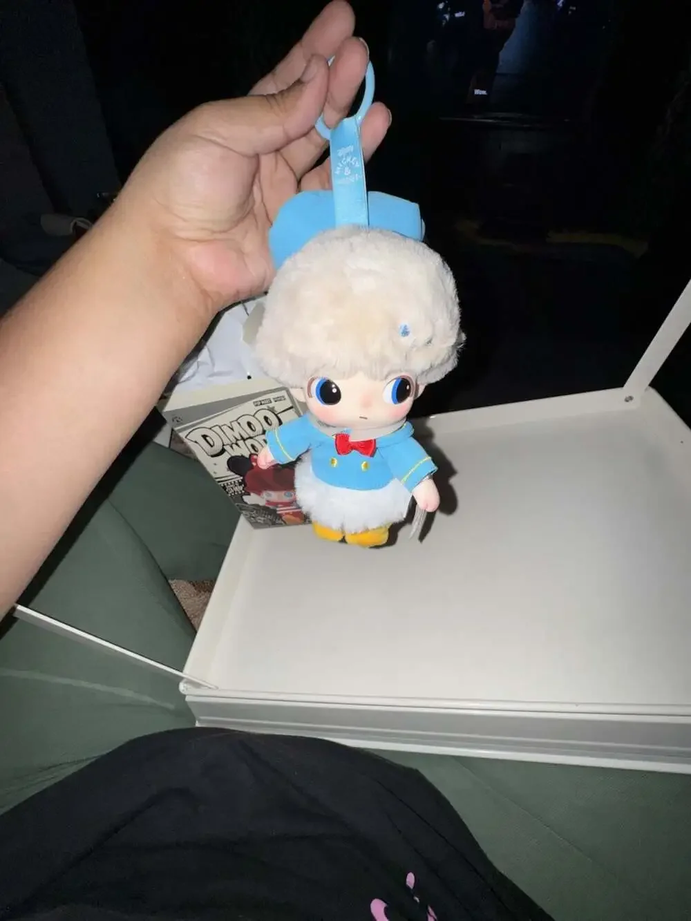 POP MART Dimoo World x Disney Series Donald Duck Vinyl Plush Keychain